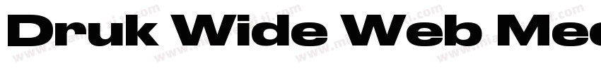 Druk Wide Web Mediu字体转换
